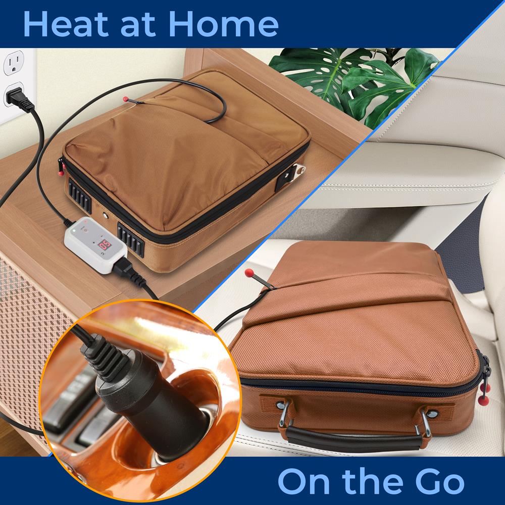 Portable Massage Stone Warmer - Relieve Tension - Basalt Stones