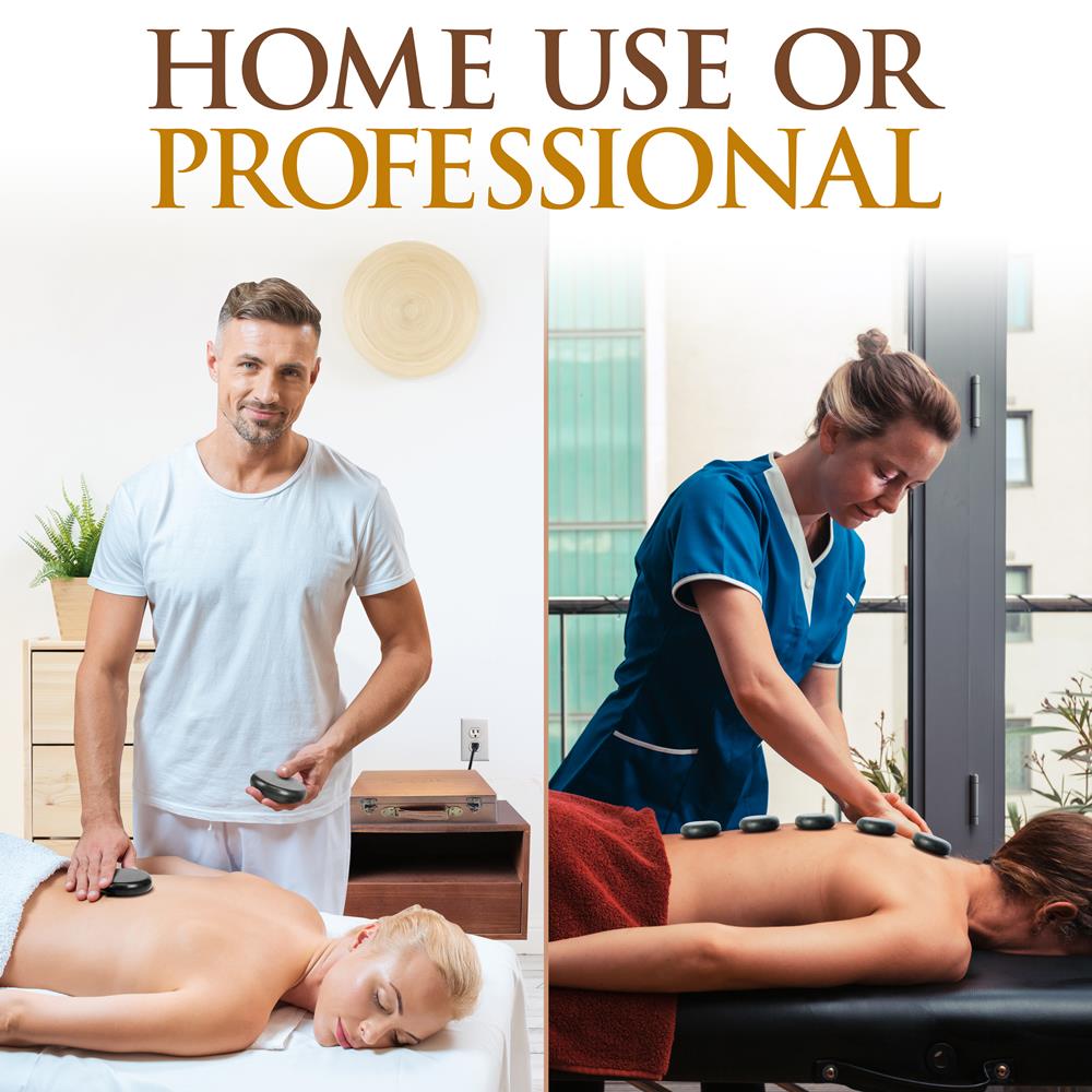 SereneLife Hot Stone Massage Kit - Thumbnail 3