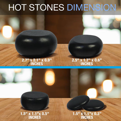 product image number 3 for SereneLife Hot Massage Stones