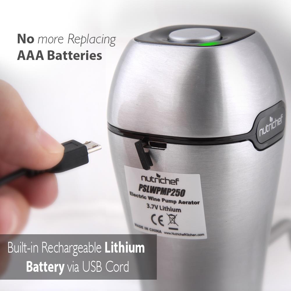 product image number 8 for NutriChef Electric Wine Dispenser