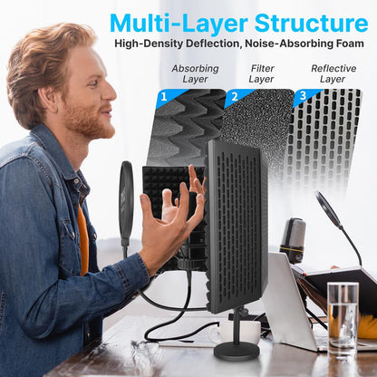 product image number 2 for Pyle Tabletop Compact Microphone Kit