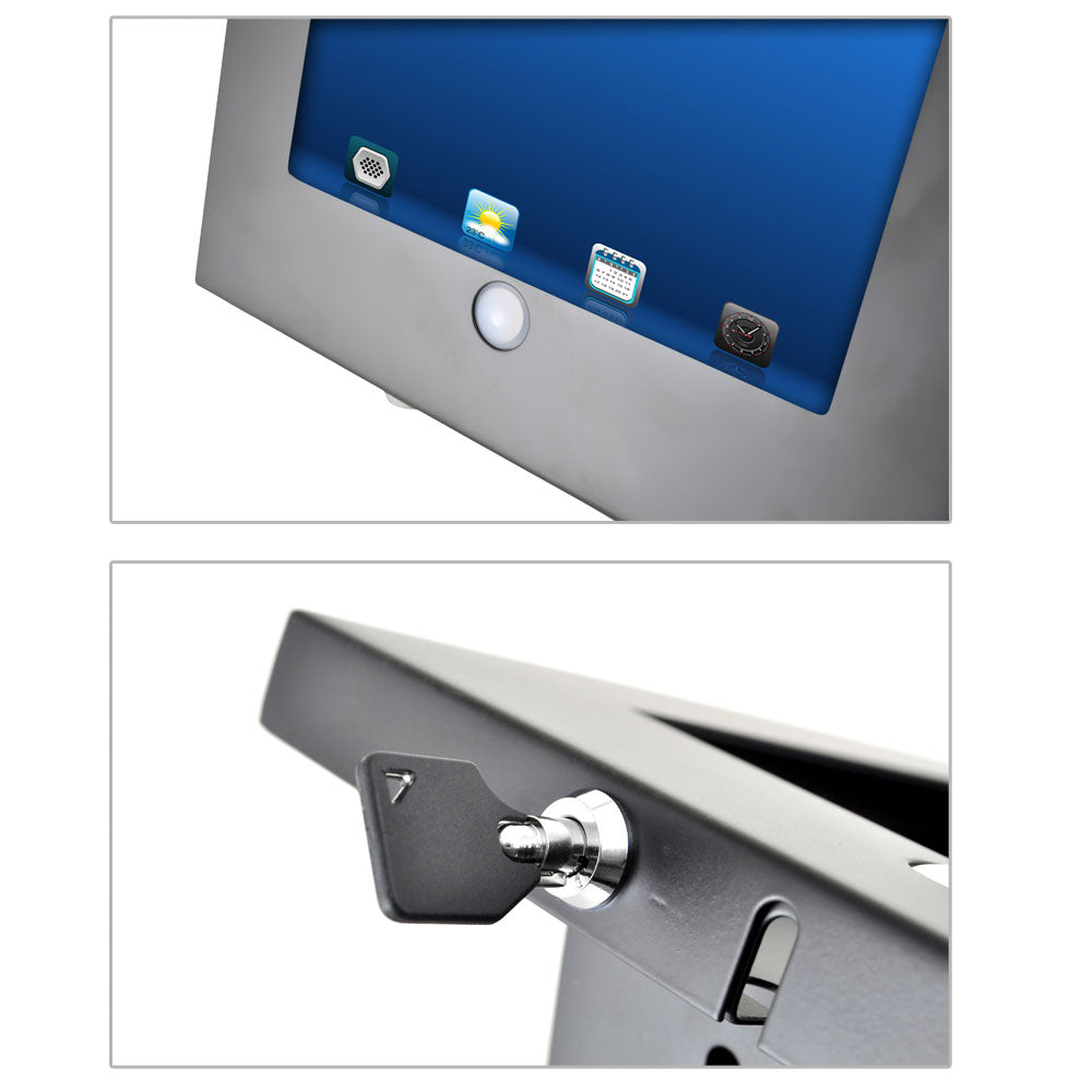 Anti-Theft iPad Security Case - Secure Multi-Mount Metal Holder