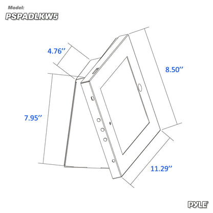 product image number 2 for Pyle Ipad Wall Mount Anti-Theft Display Case