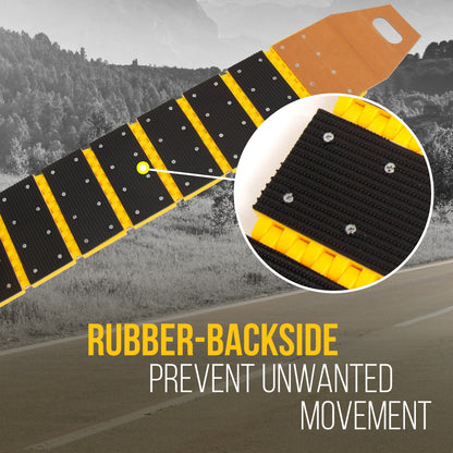 Portable Speed Bump - Quick Deploy, Reinforced Polypropylene, Yellow