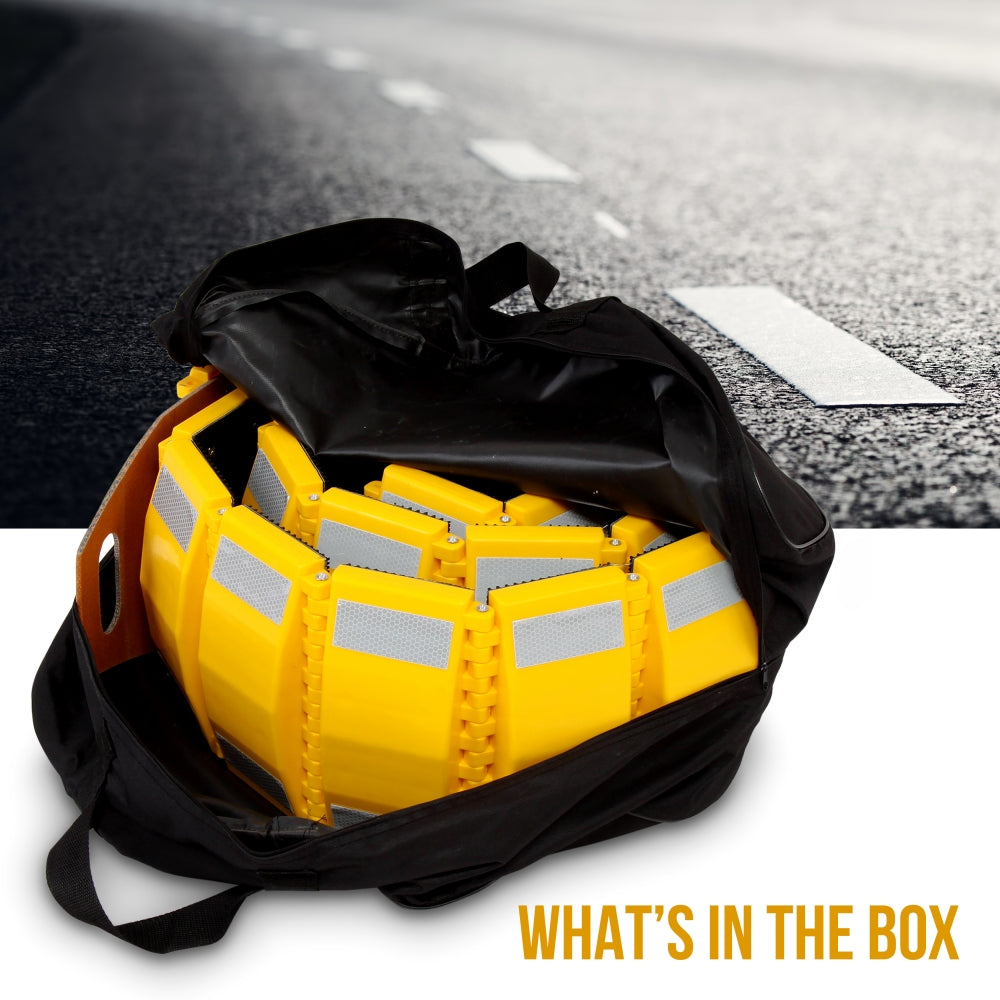 Portable Speed Bump - Quick Deploy, Reinforced Polypropylene