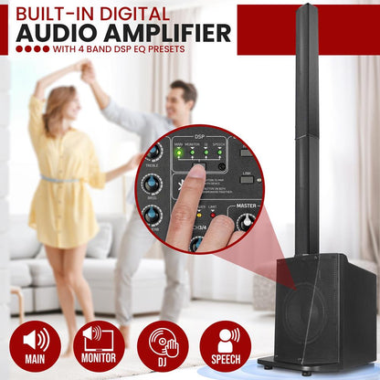 product image number 3 for Pyle Professional Line Array Column Speaker