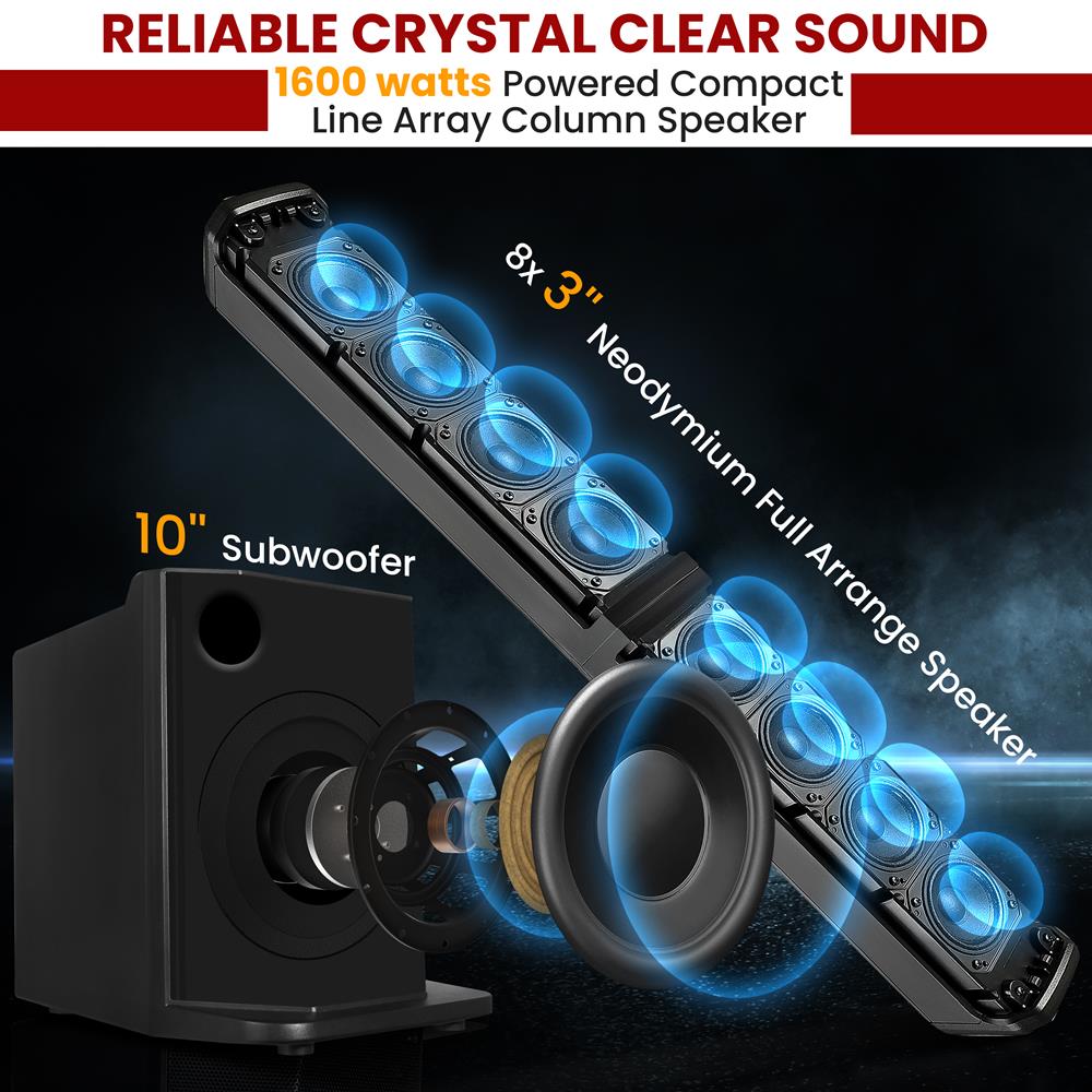 Pyle Line Array Speaker System - Thumbnail 5