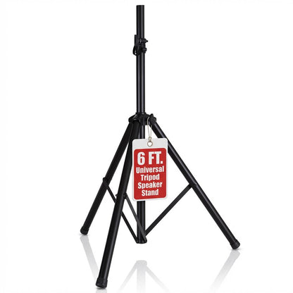 Speaker Stand Mount Adjustable 40-71" Durable Metal 132 lbs Capacity