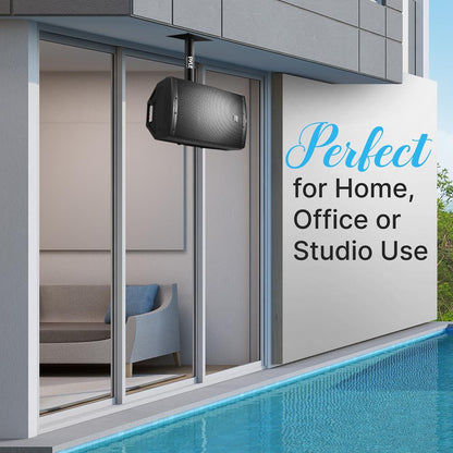 Speaker Wall/Ceiling Mounts - Adjustable Swivel, Steel, 75 lbs Capacity