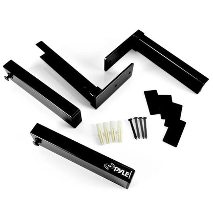 Adjustable Speaker Wall Mount Brackets, 110 lbs Capacity, Steel, 2 Pack