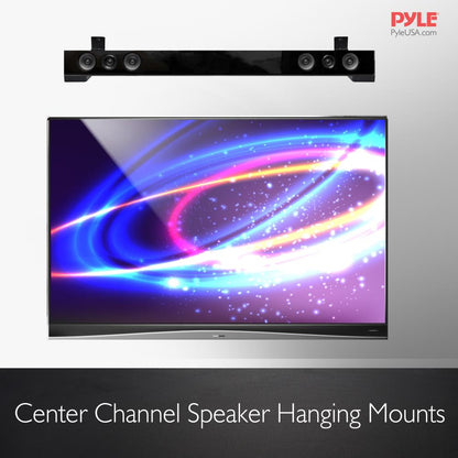 Adjustable Speaker Wall Mount Brackets, 110 lbs Capacity, Steel, 2 Pack