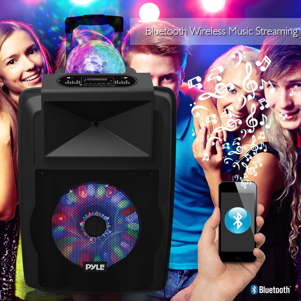 Wireless Portable PA Speaker 700W Rechargeable Bluetooth LED