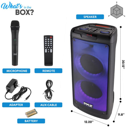 product image number 7 for Pyle Bluetooth Pa Speaker & Microphone System