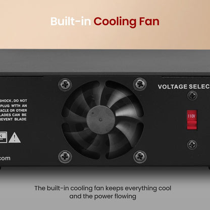 Compact Bench Power Supply 30A Regulated AC-DC Converter Cooling Fan