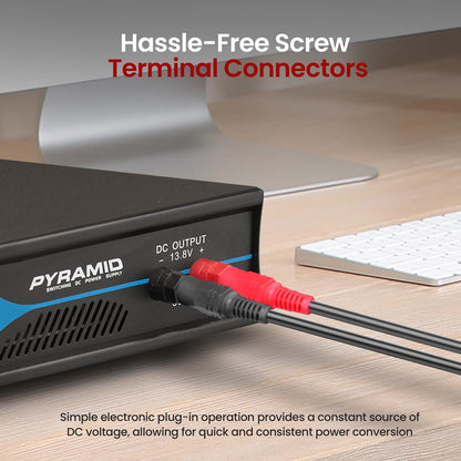 Compact Bench Power Supply 30A Regulated AC-DC Converter Cooling Fan