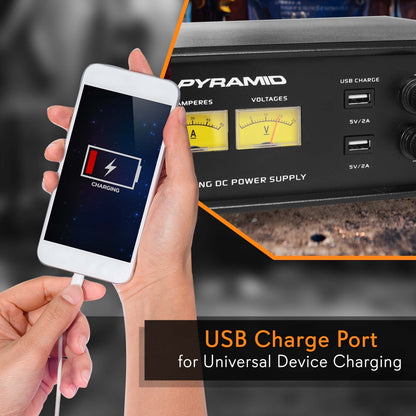 Universal Power Converter 50A Adjustable 12-15V 2 USB Ports Overload Protection