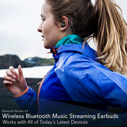product image number 2 for Pyle Bluetooth Waterproof Sports Earbuds