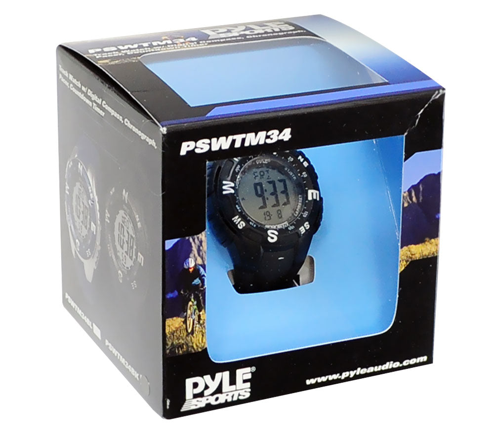 product image number 4 for Pyle Track Watch W/ Digital Compass, Chronogr