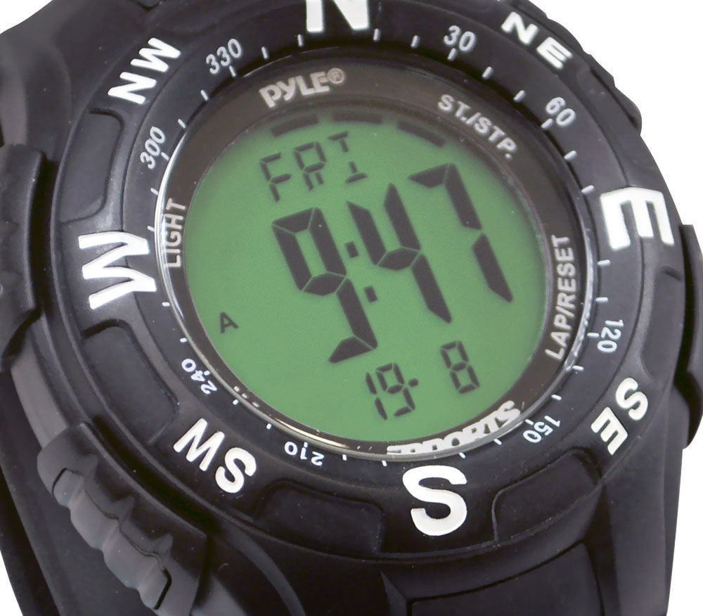 product image number 2 for Pyle Track Watch W/ Digital Compass, Chronogr
