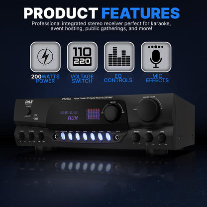 Home Theater Stereo Receiver System