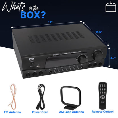 Home Theater Stereo Receiver System