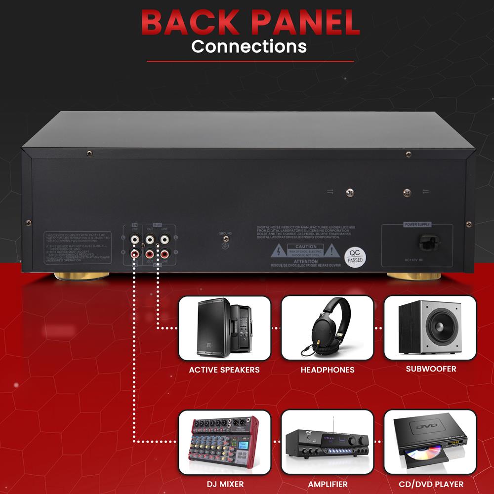 Dual Cassette Deck Stereo - Thumbnail 3