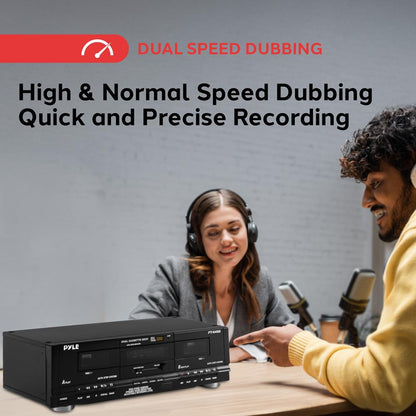 Dual Cassette Deck With Record Ability