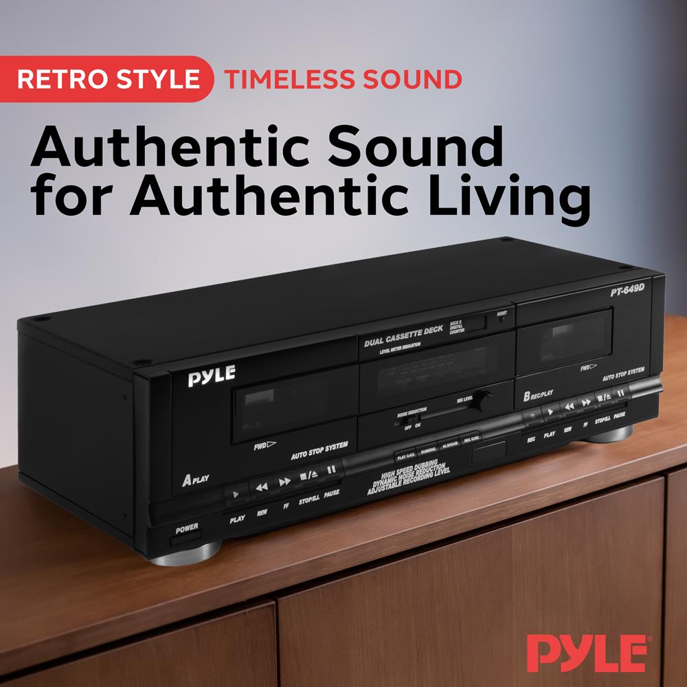 Pyle Cassette Deck - Thumbnail 3