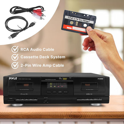 Dual Cassette Deck Mp3 Conversion
