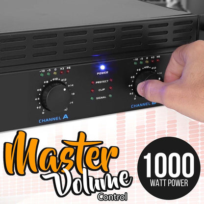 2-Ch. Bluetooth Pro Audio Amplifier