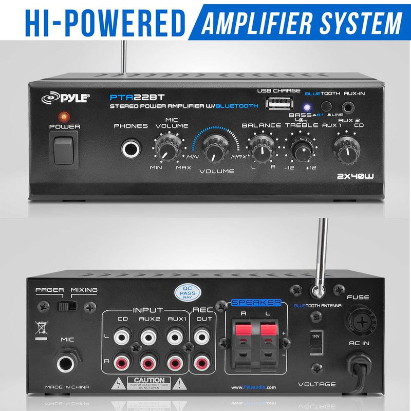 Bluetooth Home Audio Amplifier – Pyle USA