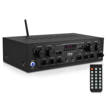 Wireless Karaoke Stereo Receiver 500W 4-Ch Bluetooth USB/AUX/SD/FM