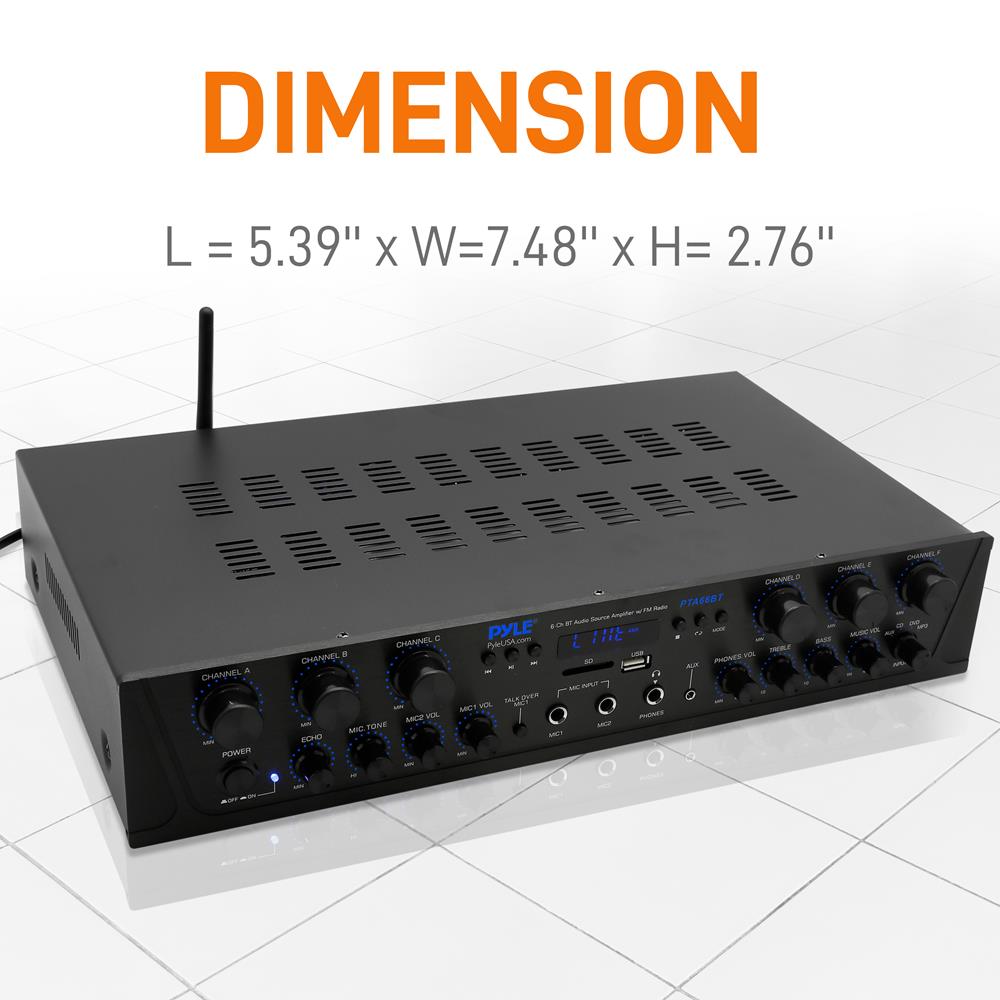 Pyle Bluetooth Amplifier - Thumbnail 5