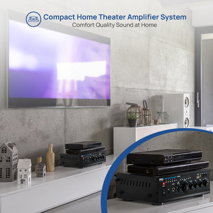 Pyle Mini Stereo Amplifiers Usb