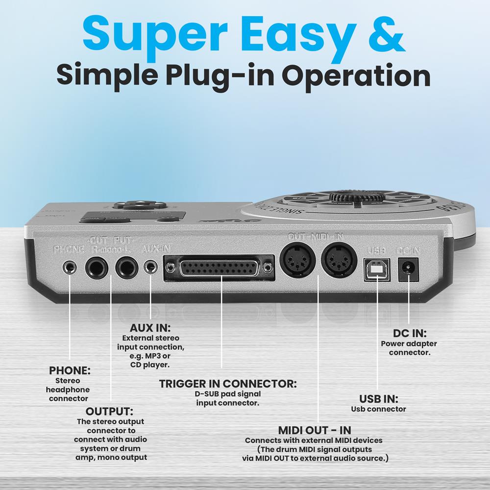 product image number 7 for Pyle Electronic Drum Kit