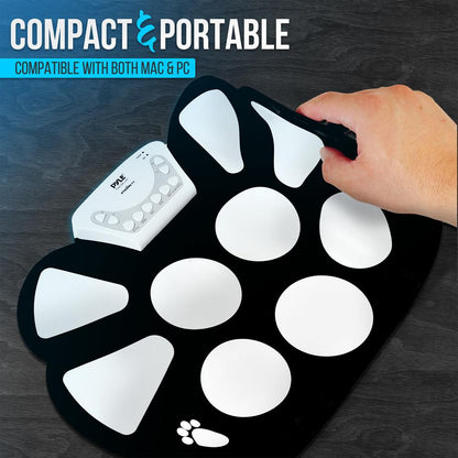 Electronic Portable Roll-Up Drum Kit