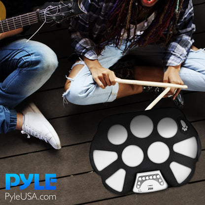 Electronic Portable Roll-Up Drum Kit