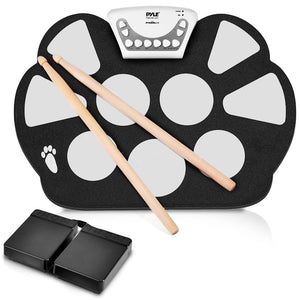 Electronic Portable Roll-Up Drum Kit