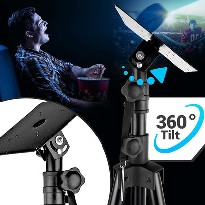 Portable Tripod Tv Stand - Television Lcd Flat Panel Monitor Mount (For Tvs Up To 60’’)