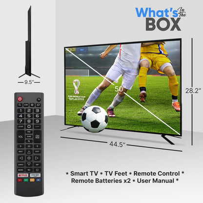 product image number 2 for Pyle 50‚Äô‚Äô Uhd Dled Webos Smart Tv