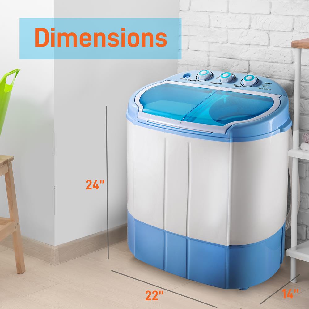 product image number 2 for Pyle 2-In-1 Compact & Portable Washer & Dryer
