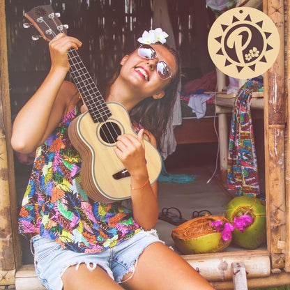 product image number 4 for Pyle Traditional 4-String Soprano Ukulele