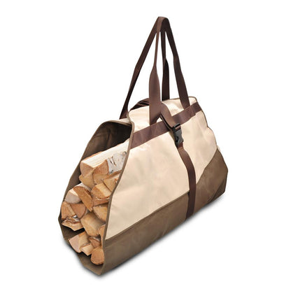 Log Carrier Bag, Safe Transport, Heavy Duty Polyester, Dark Splash Guard