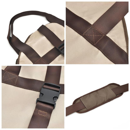 Log Carrier Bag, Safe Transport, Heavy Duty Polyester, Dark Splash Guard