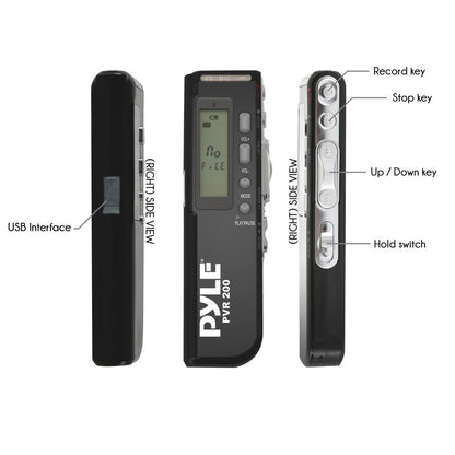 product image number 4 for Pyle Voice Recorder With Built-In Memory