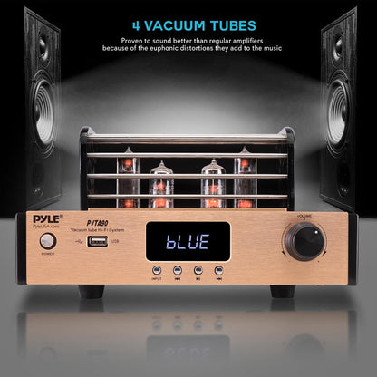Wireless Bt Tube Amplifier Stereo Receiv