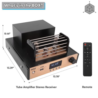 Wireless Bt Tube Amplifier Stereo Receiv