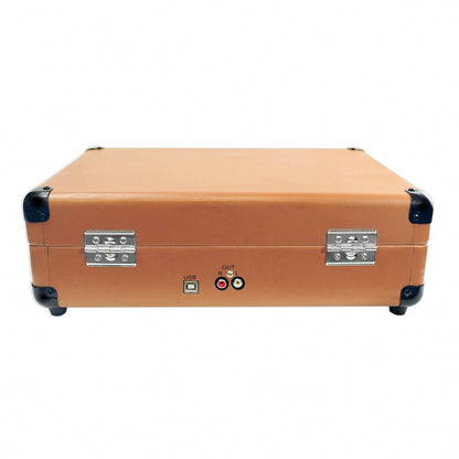 Portable Turntable System, Vinyl to MP3, 3 Speeds, USB, Rechargeable