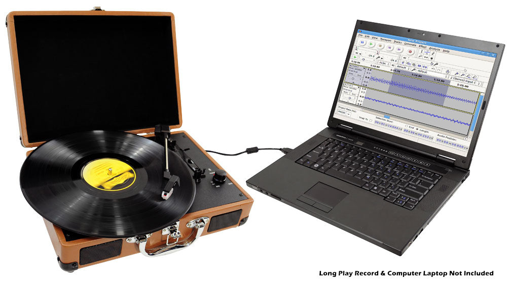 product image number 8 for Pyle Portable Record Player Turntable
