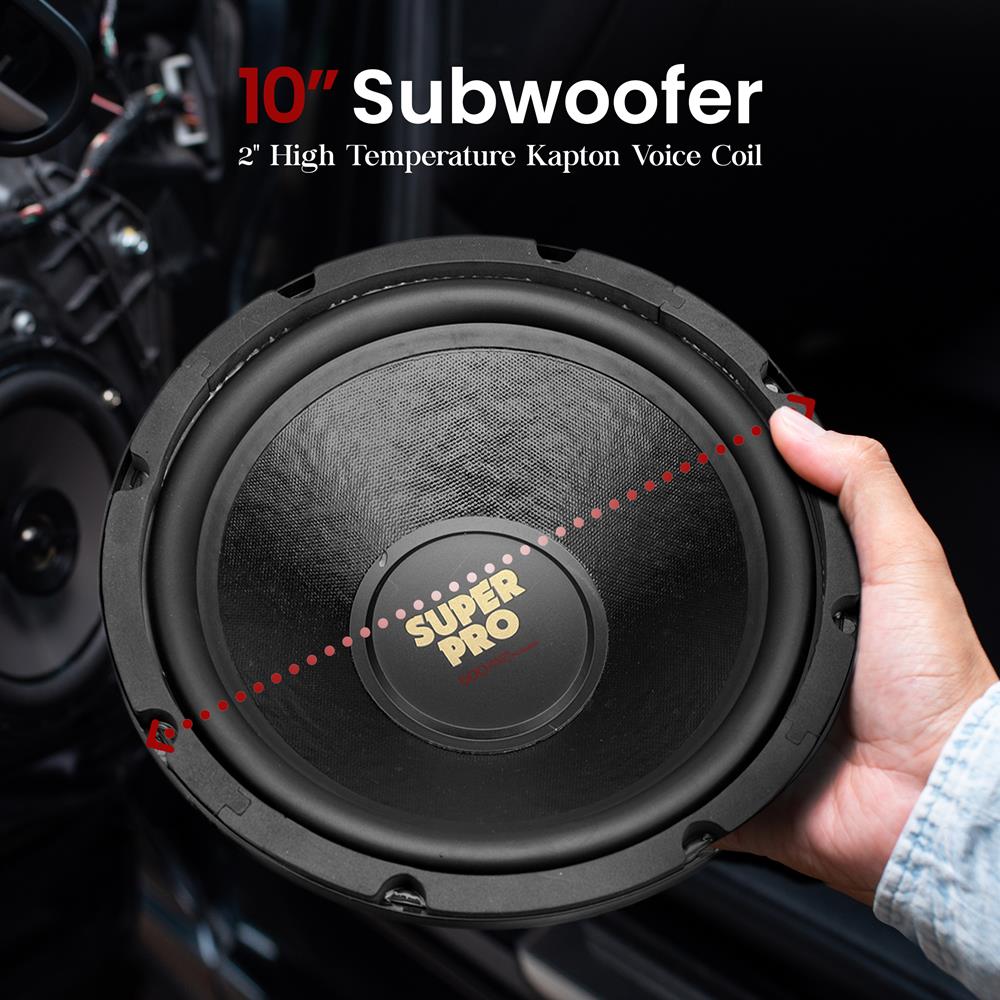 product image number 3 for Pyramid 8 Ohm: 10" 45 Oz Mag. Subwoofer